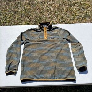 Patagonia Micro D® Snap-T® Pullover Native Seeds Industrial Green 26165 Sz M